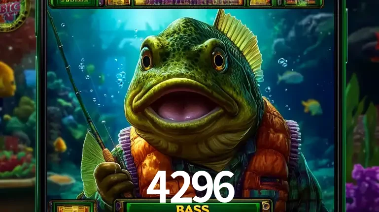 Personagem de peixe pescador do popular jogo de slot com tema de pescaria, uma das emocionantes opções de caça-níqueis para jogar e ganhar no cassino 4296.